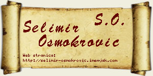 Selimir Osmokrović vizit kartica